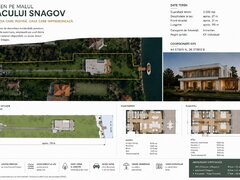 Snagov  teren rar pe lac Snagov  2.000 mp  ponton + garaj barca - autorizatie